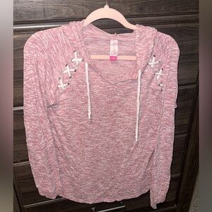 Long sleeve sweater, pink size large